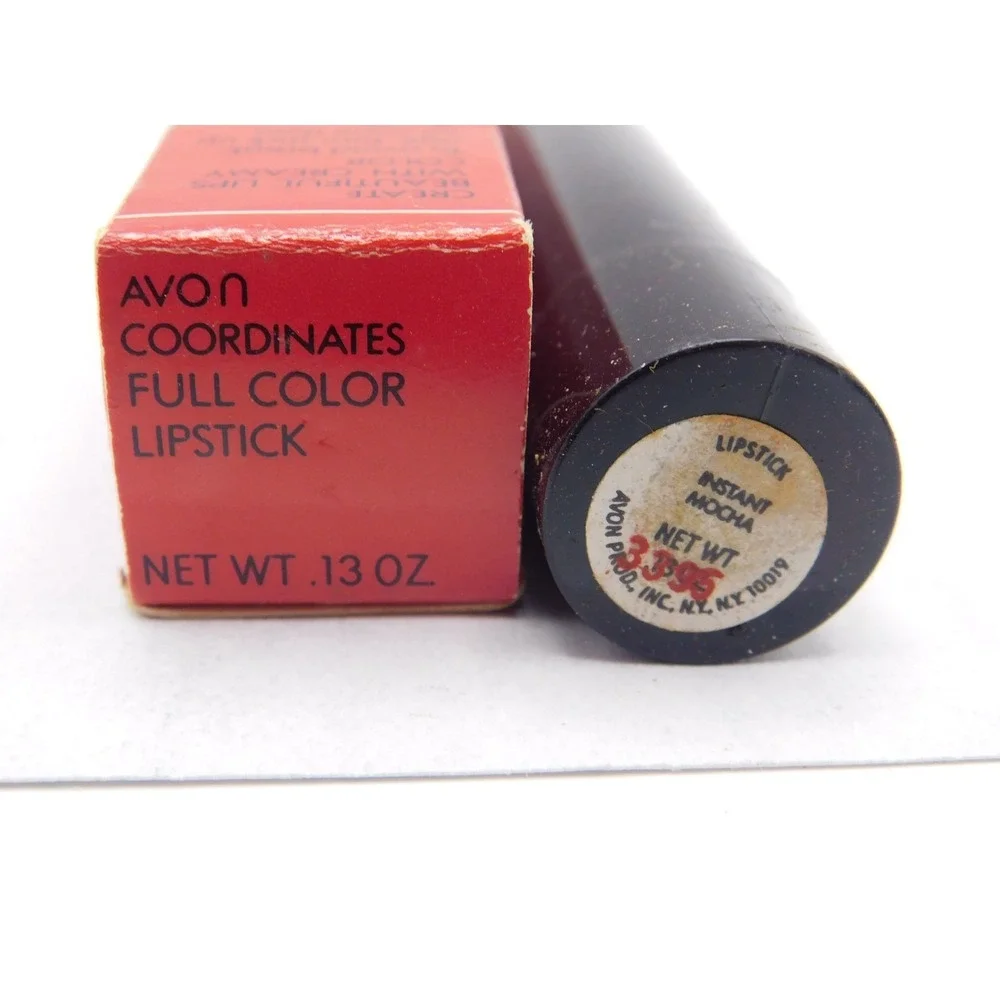 Vintage Avon Coordinates Full Color Lipstick Instant Mocha